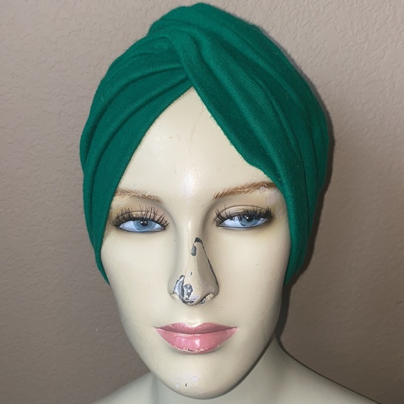 Vintage Twisted AN ORIGINAL BY DAYNE WOOL HAT Turban Head Wrap - Picture 2 of 6